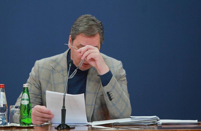 A szerb államfő rosszullétének mögött magas vérnyomás állhat.